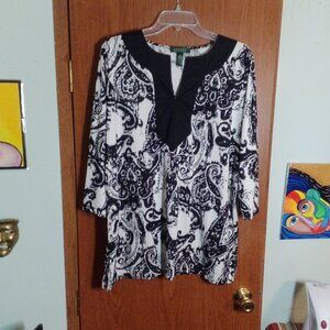 Lauren/Ralph Lauren Womens Blouse